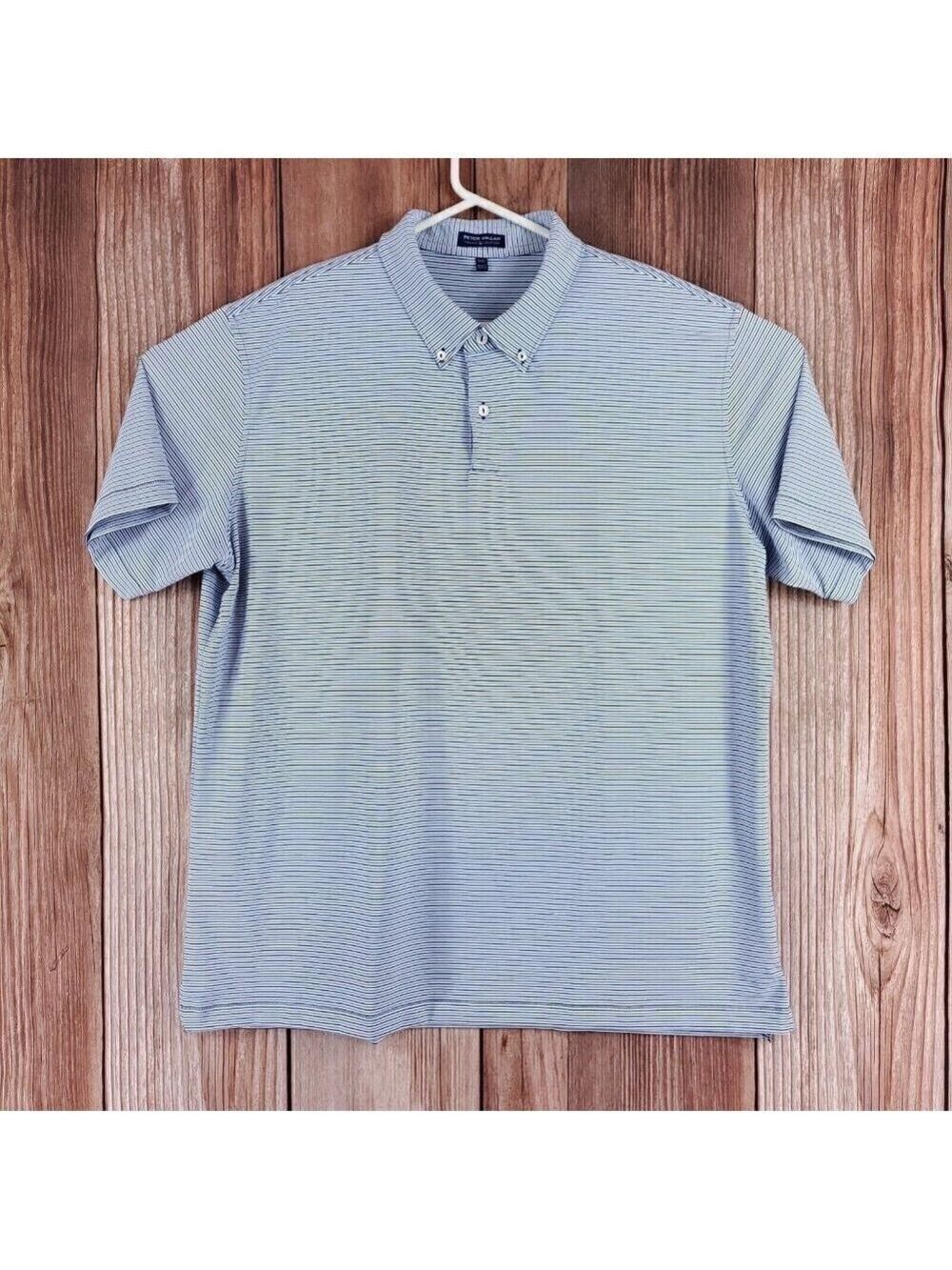 Peter Millar Crown Crafted Mens XXL Trolley Performance Jersey Polo Shirt